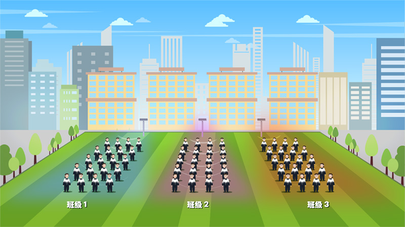 安靜操場系統定向發聲，不擾民