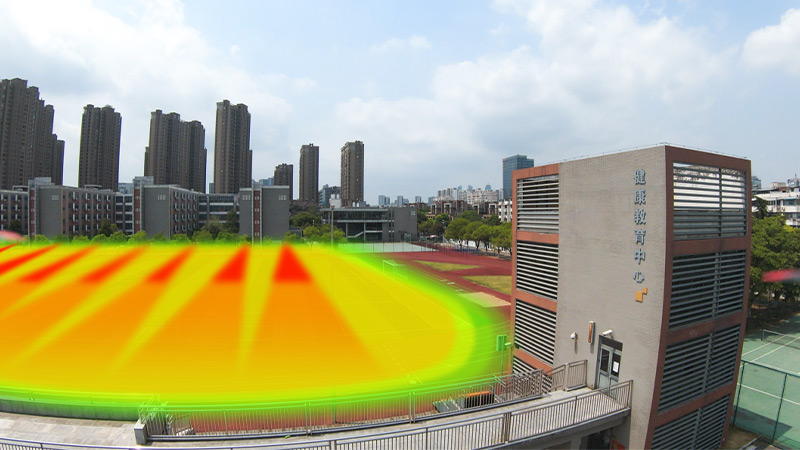 清聽聲學靜音操場系統，定向發聲，不擾民