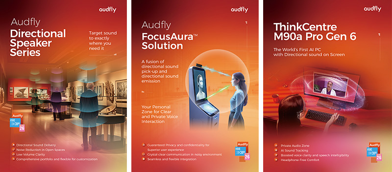 在ISE2026上，清聽聲學(xué)將展示多款定向聲技術(shù)產(chǎn)品
