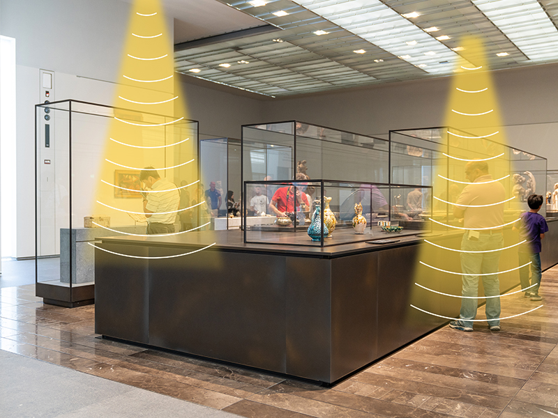 展廳定向音箱，聲音分區(qū)，互不干擾